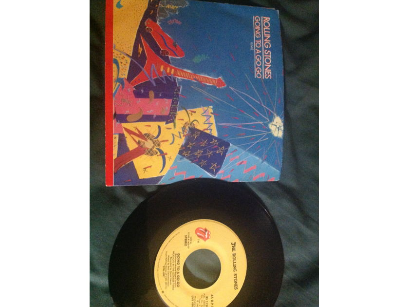 Rolling Stones - Going To A Go Go Live Version/Beast Of Burden Rolling Stones Records 45 Single With Picture Sleeve NM