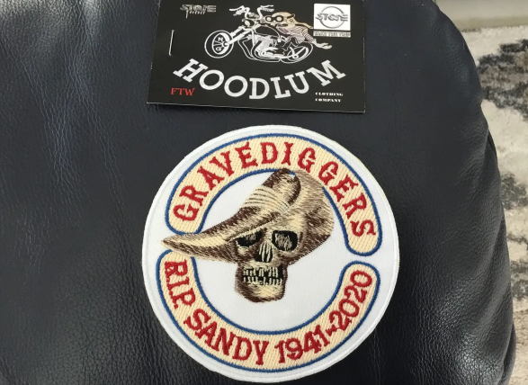 4 inch RIP SANDY HARBUTT sew on. Biker vest patch. - Image 2