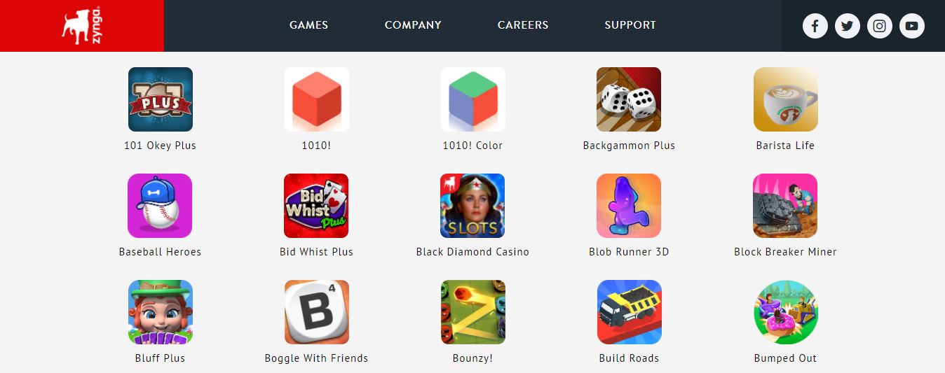 Zynga product / service