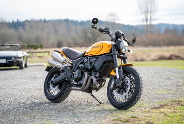 2022 DUCATI SCRAMBLER 1100 TRIBUTE PRO motorcycle for rent near Sammamish, WA