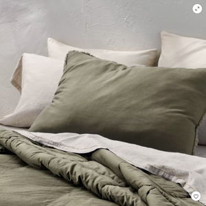 King Euro Heavyweight Linen Blend Throw Pillow - Casaluna™
