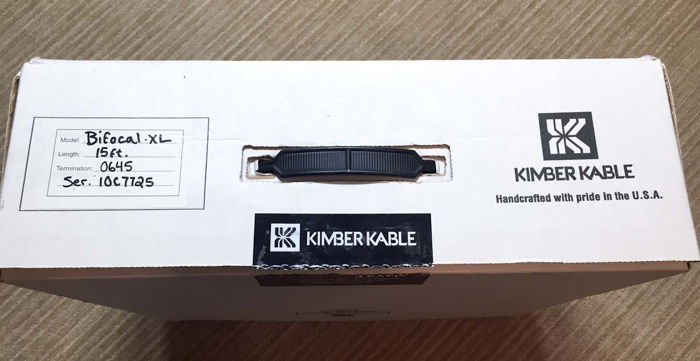 15' pair Kimber Kable Bifocal XL Internal Bi-Wire Speak...