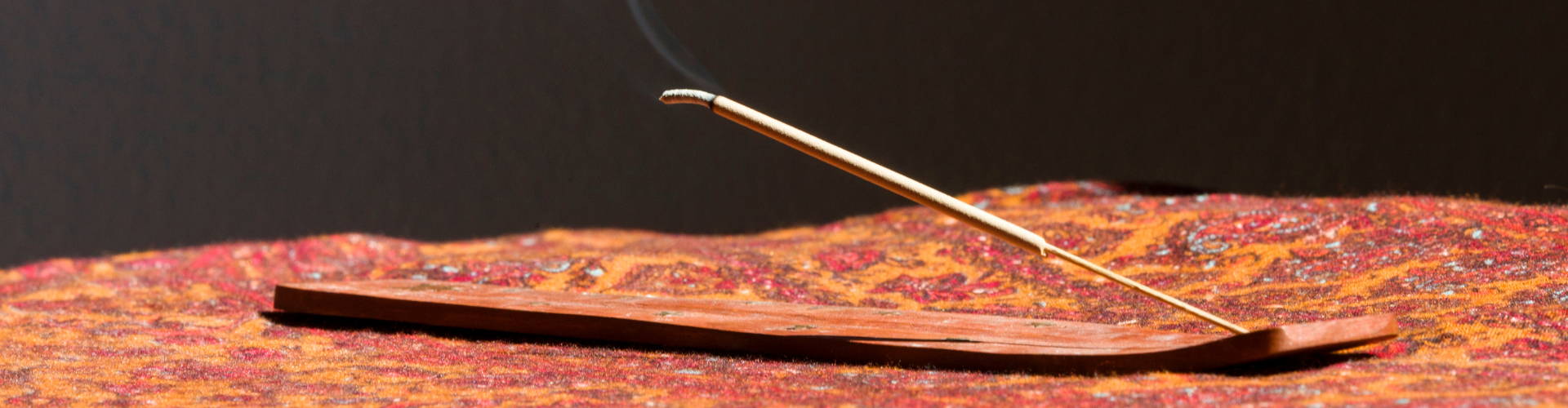 burning incense sticks