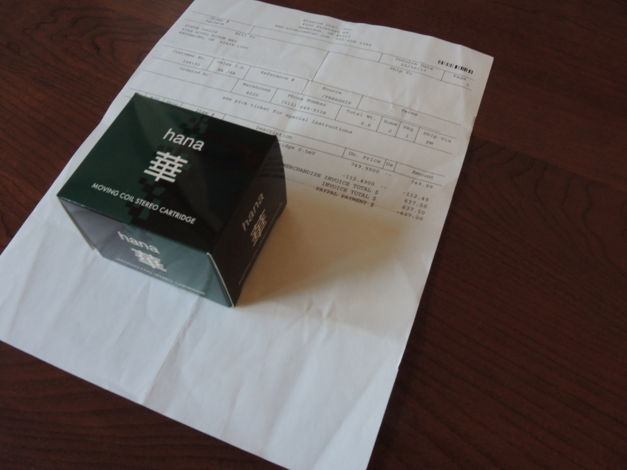 Hana SL Shibata MC Cartridge 0.5mV New in Box