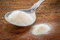 Spoon of collagen powder