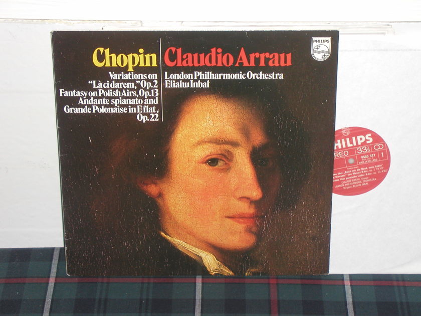 Arrau/Inbal/LPO - Chopin Variations Philips import pressing 6500 422