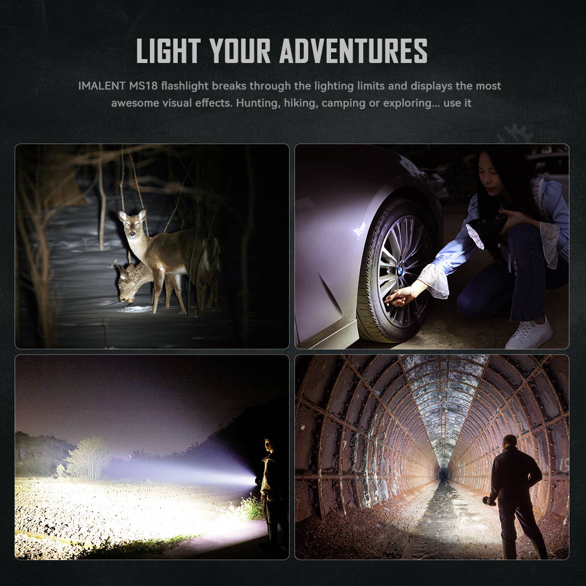 IMALENT MS18 Brightest Flashlight