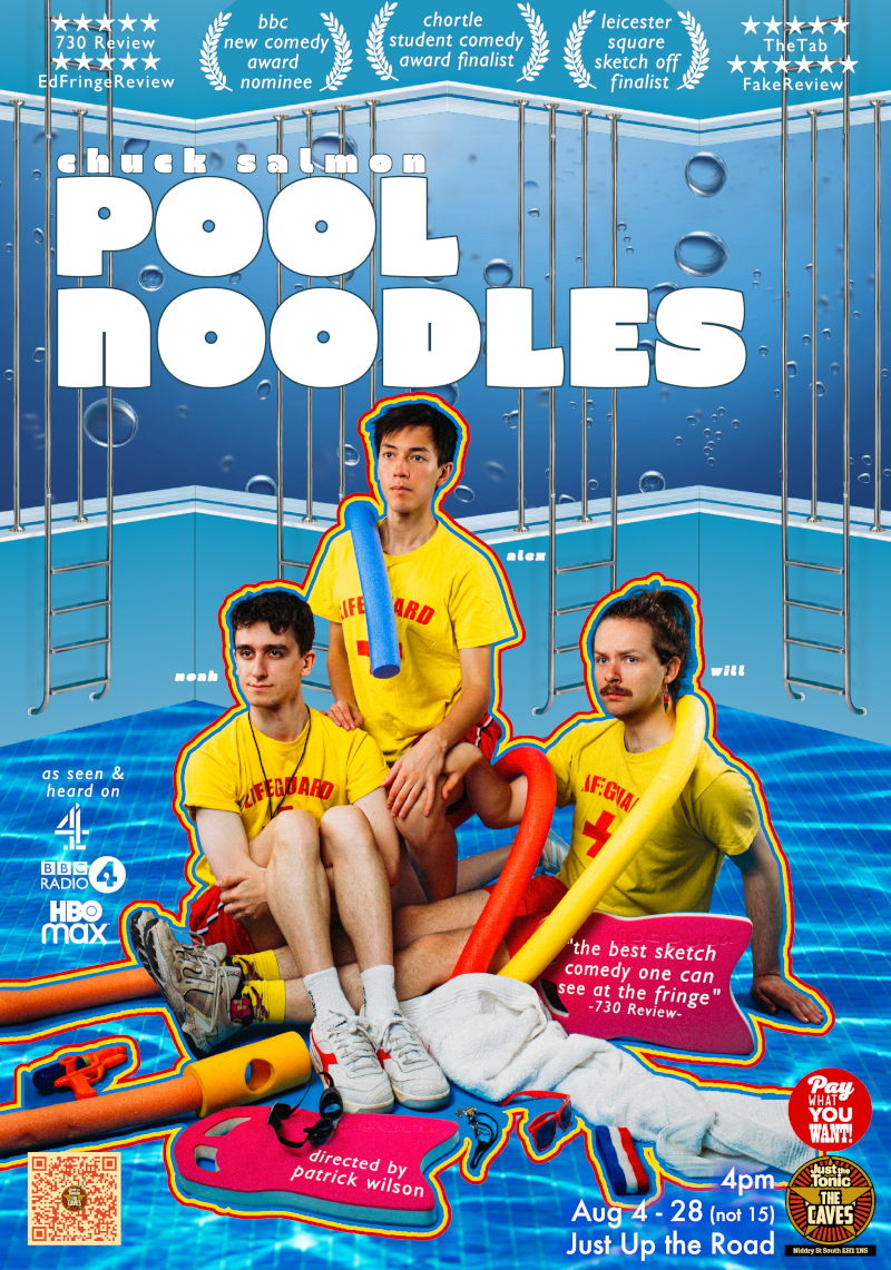 The poster for Chuck Salmon: Pool Noodles