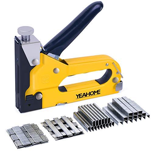 Arrow T50 Heavy Duty Staple Gun vs Yeahome 4In1 Stapler Gun Slant
