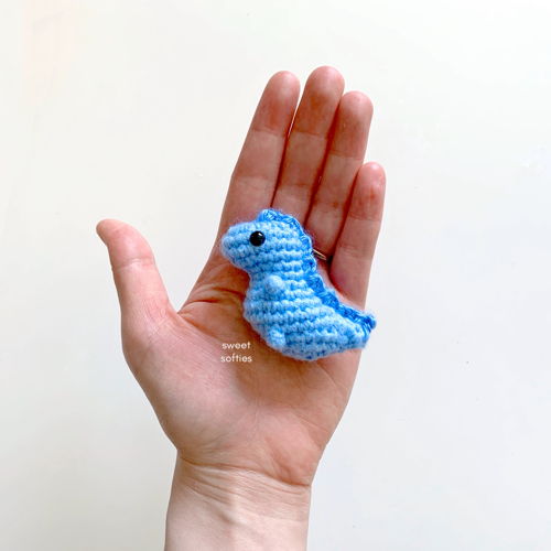 Tiny-Rex Pocket Dino Amigurumi grátis