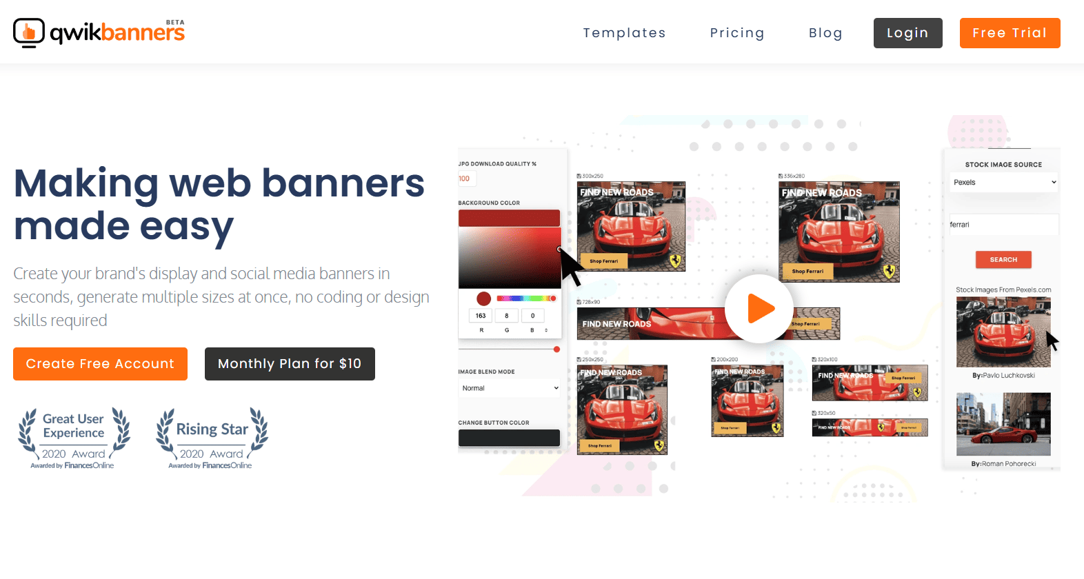 Qwik banners