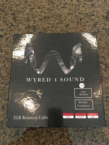 Wyred 4 Sound XLR Balanced cable 1 meter