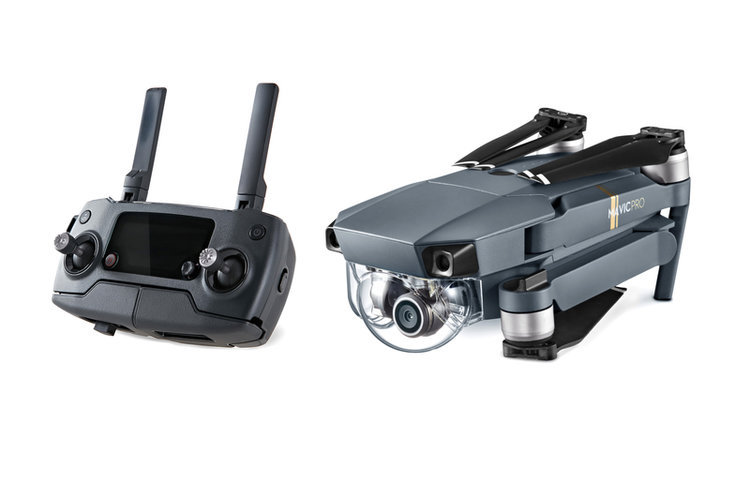 The DJI Mavic Pro can fold down to roughly the size of a water bottle
