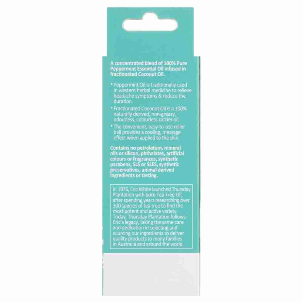 Thursday Plantation Peppermint Headache Pain Relief Roll On 9mL - Image 3