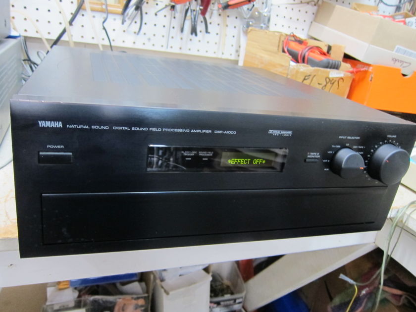 Yamaha DSP-1000 Integrated Amp DSP Effects, Phono Input Powerful, Natural Sound, Japan, Controls Cleaned