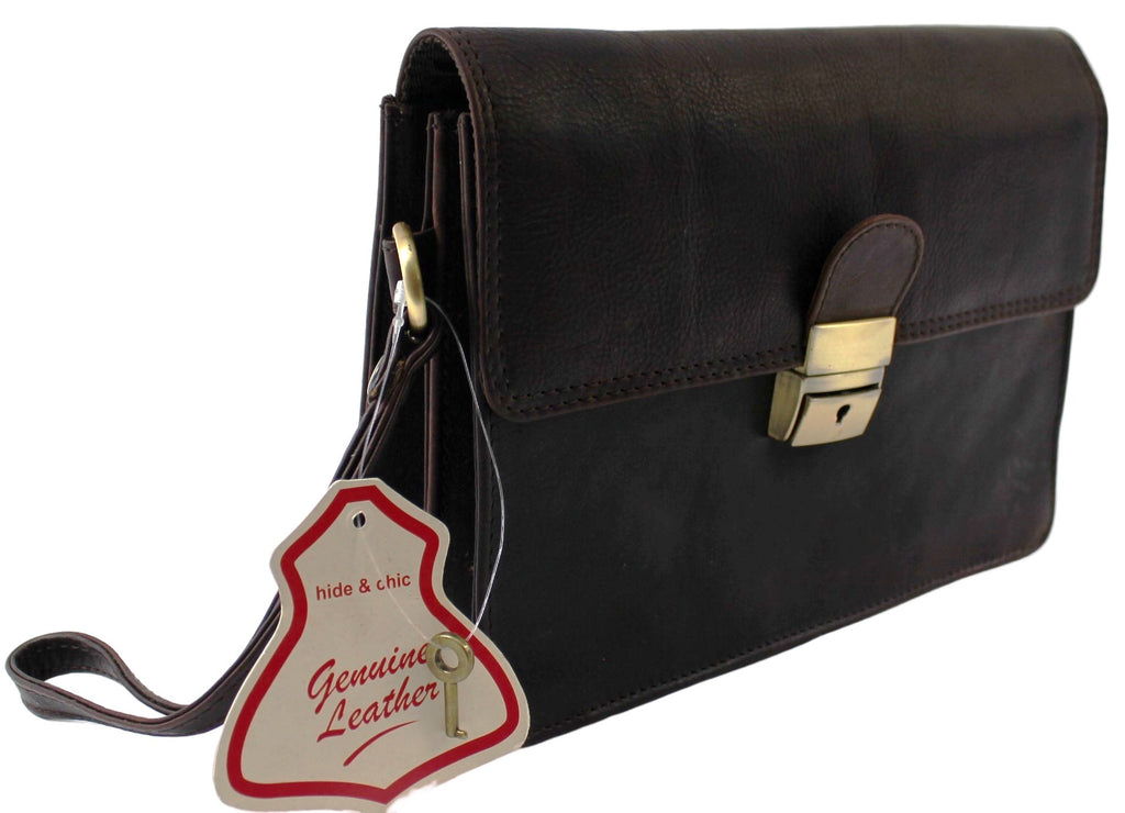 PULL UP LEATHER MEN'S CLUTCH BAG STYLE 51013 - Image 2