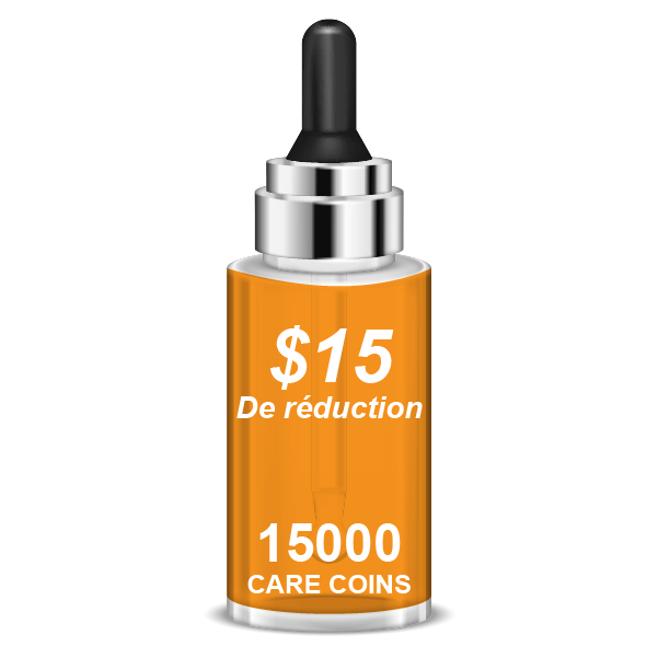 15000 Care Points = 15 $ de réduction 