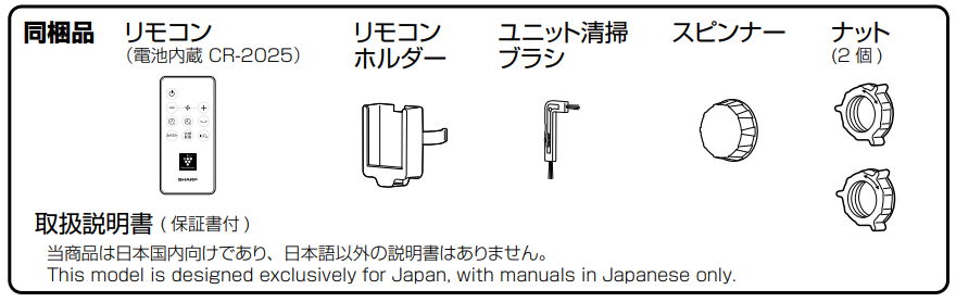 同梱品