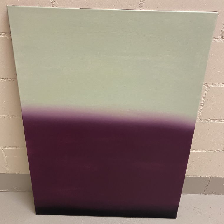 Acrylbild - Cyan Purple