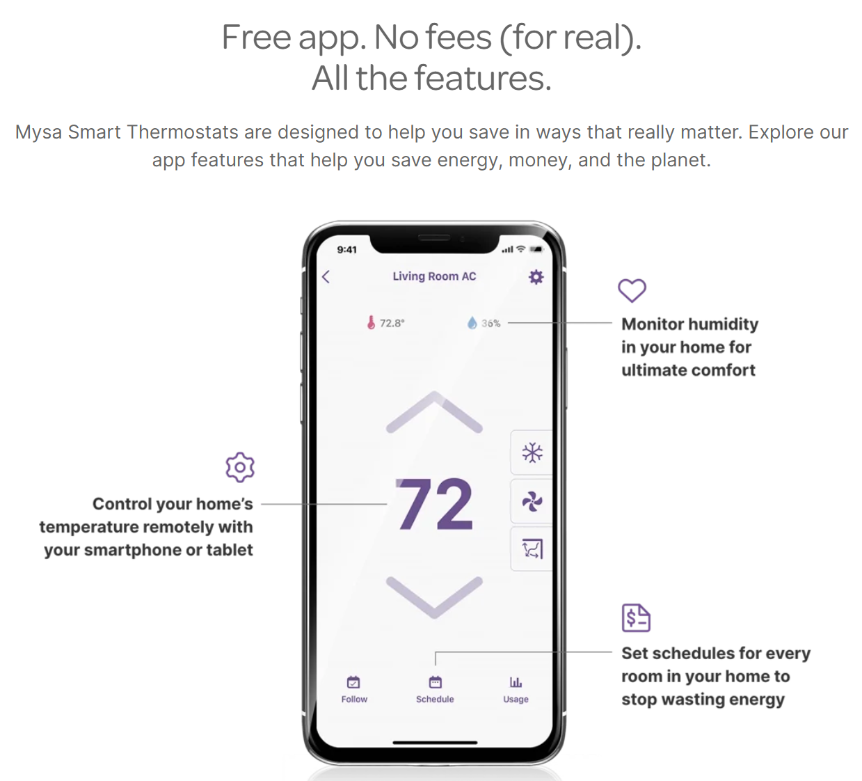 Mysa product / service
