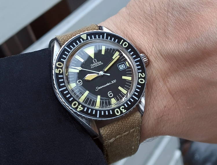 Omega seamaster 300 wrist 2025