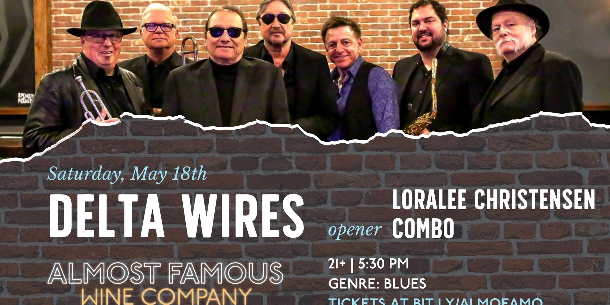Delta Wires: high-energy harmonica and horns blues, with opener Loralee  Christensen Combo - Evvnt Events
