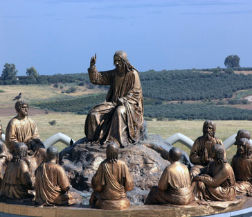 Путями Иисуса Христа и крещение в реке Иордан с пастором