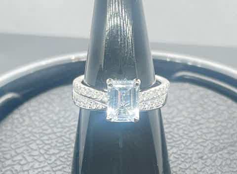 Shaped diamond eternity ring - Pobjoy Diamonds