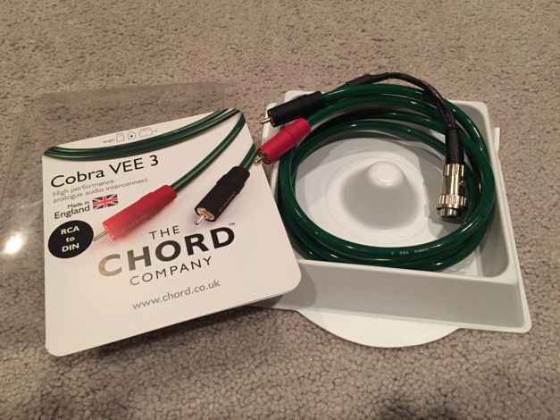 The Chord Company Cobra VEE3 RCA to DIN (1 Meter)