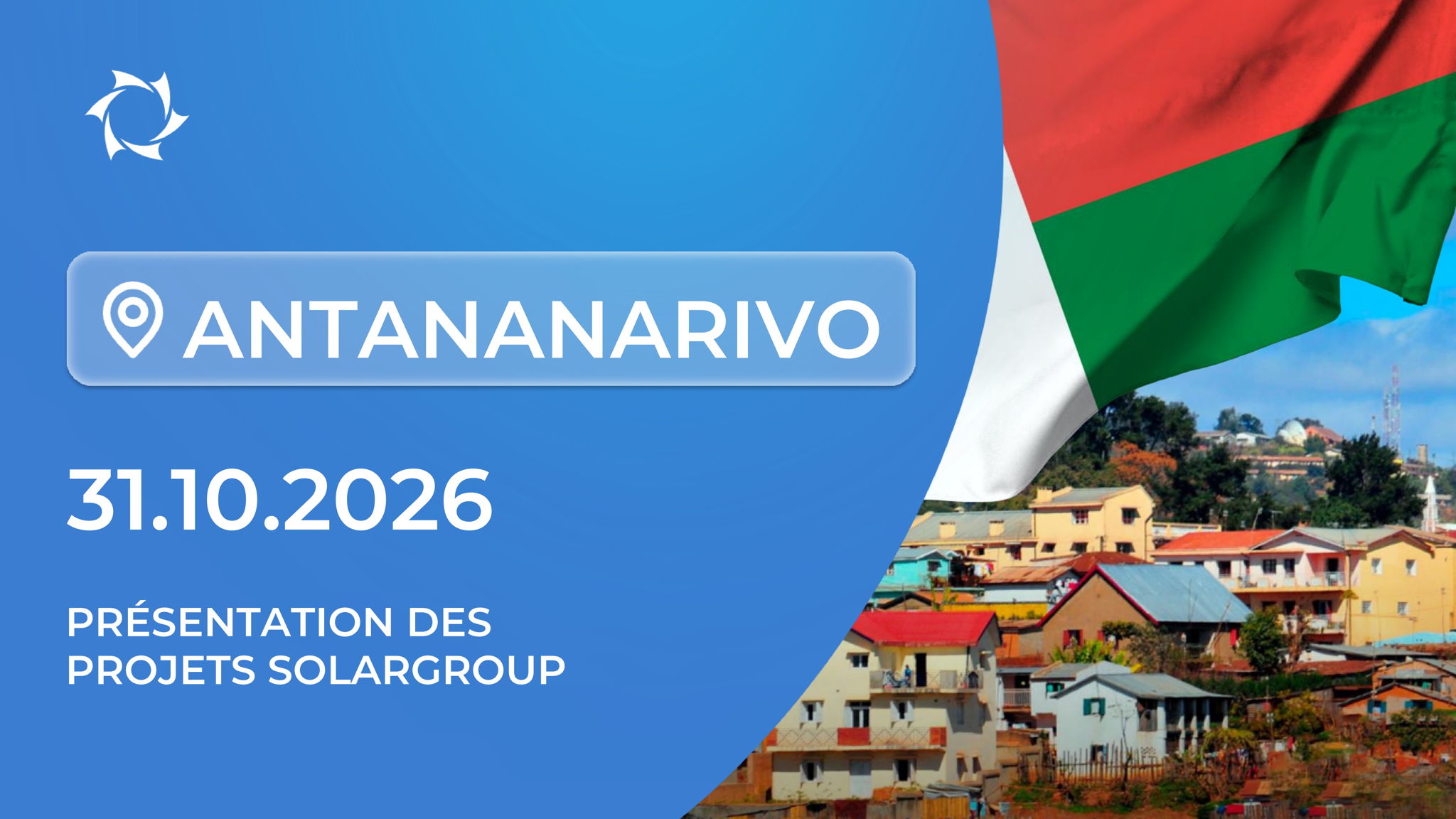 Présentation des projets SOLARGROUP à Antananarivo (Madagascar)
