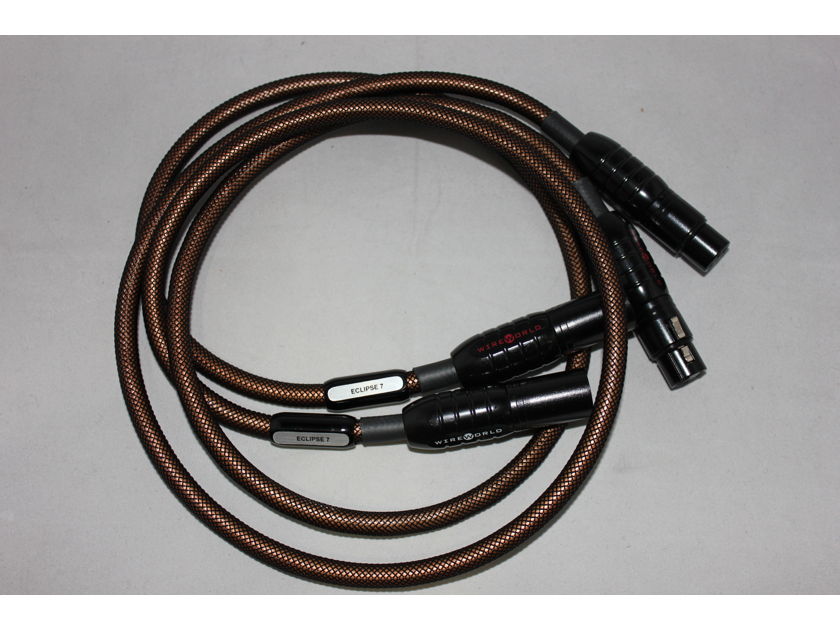 Wireworld Eclipse 7 1.0m XLR interconnect cable pair