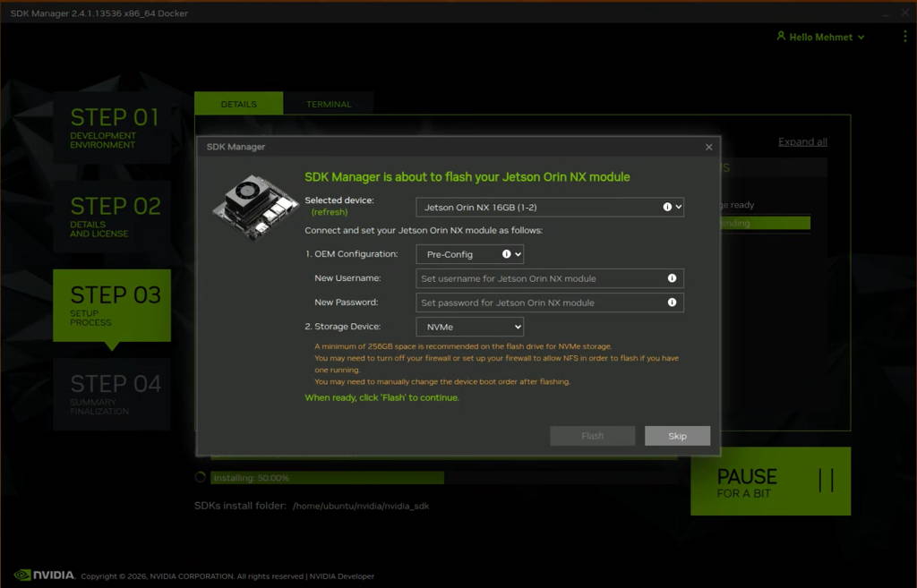 SDK Manager step-3 end