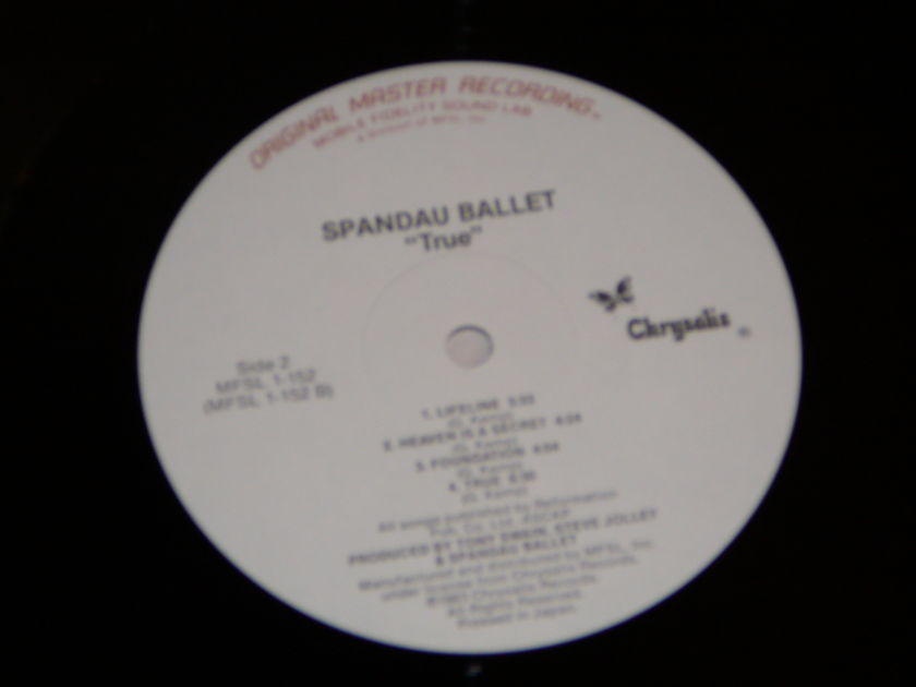 (LP) Spandau Ballet True (MFSL)