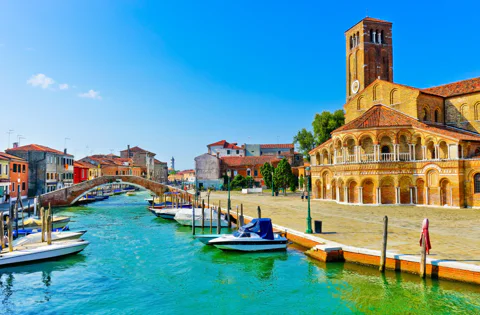 The islands of Venice. Torcello Burano Murano