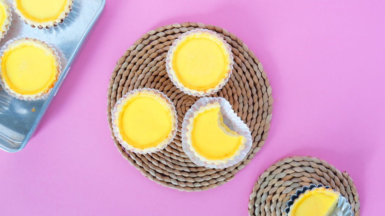 Chinese Egg Tarts - Southeast Asian Recipes - Nyonya Cooking