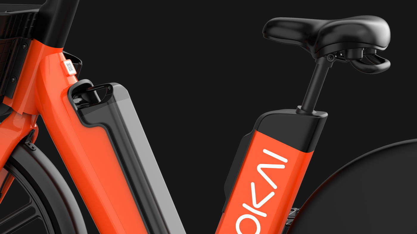 Okai Micromobility Manufacturer, EB100 Electric Bike Swappable Battery