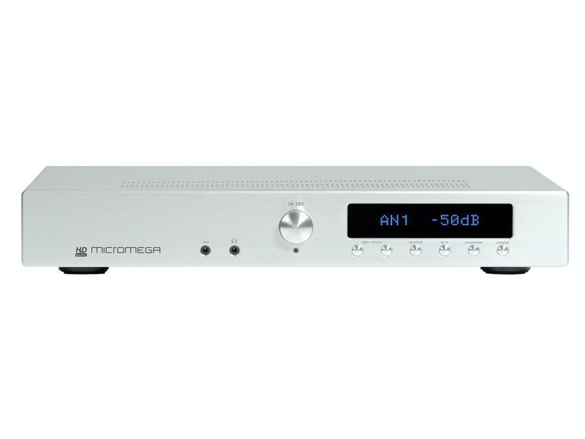 Micromega IA-180 Integrated Amplifier (Silver): Manufacturer Refurbished; Full Warranty; 72% Off