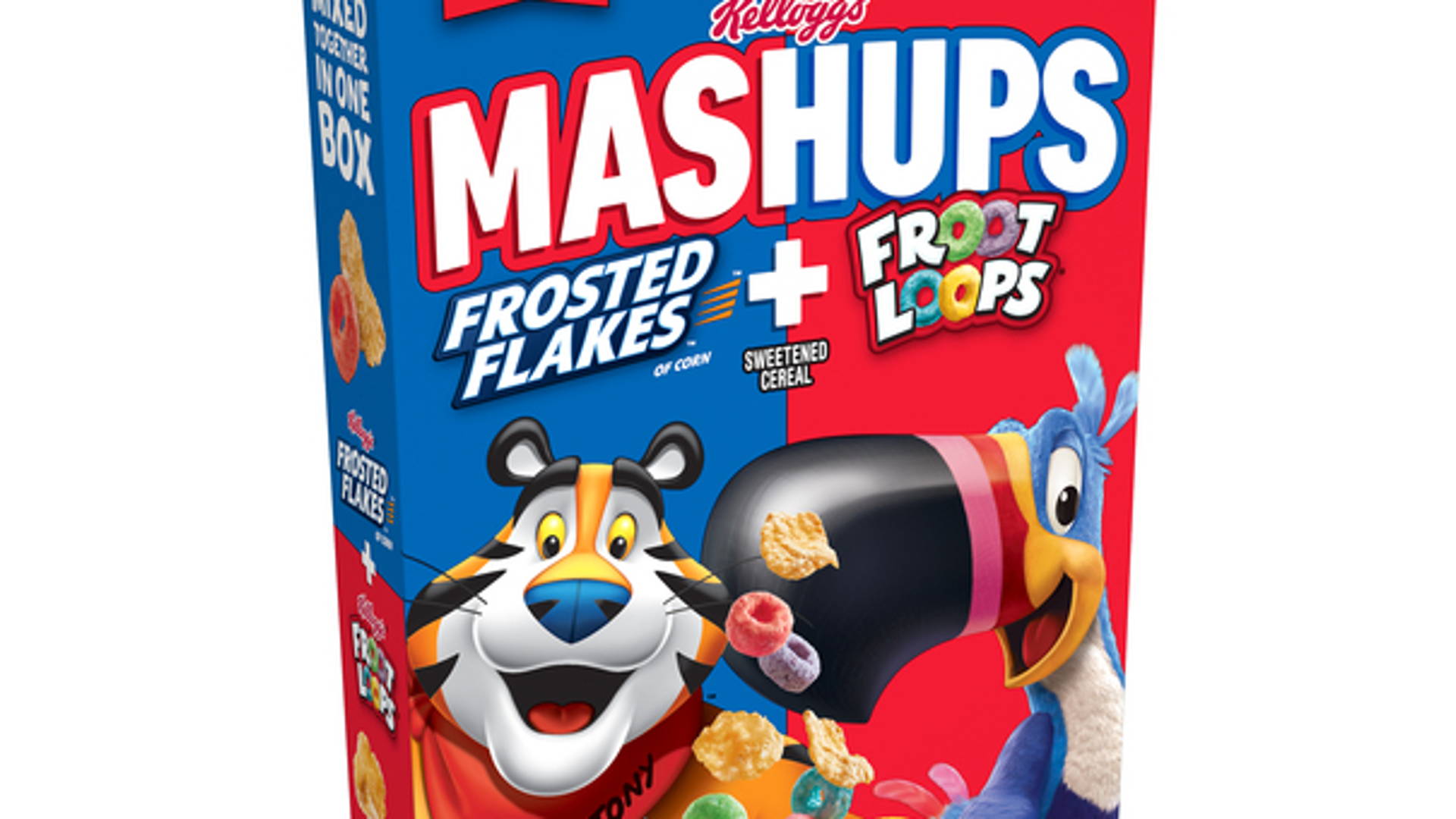 Featured image for Kellogg's Is Just Throwing Froot Loops And Frosted Flakes Together In The Same Box Now