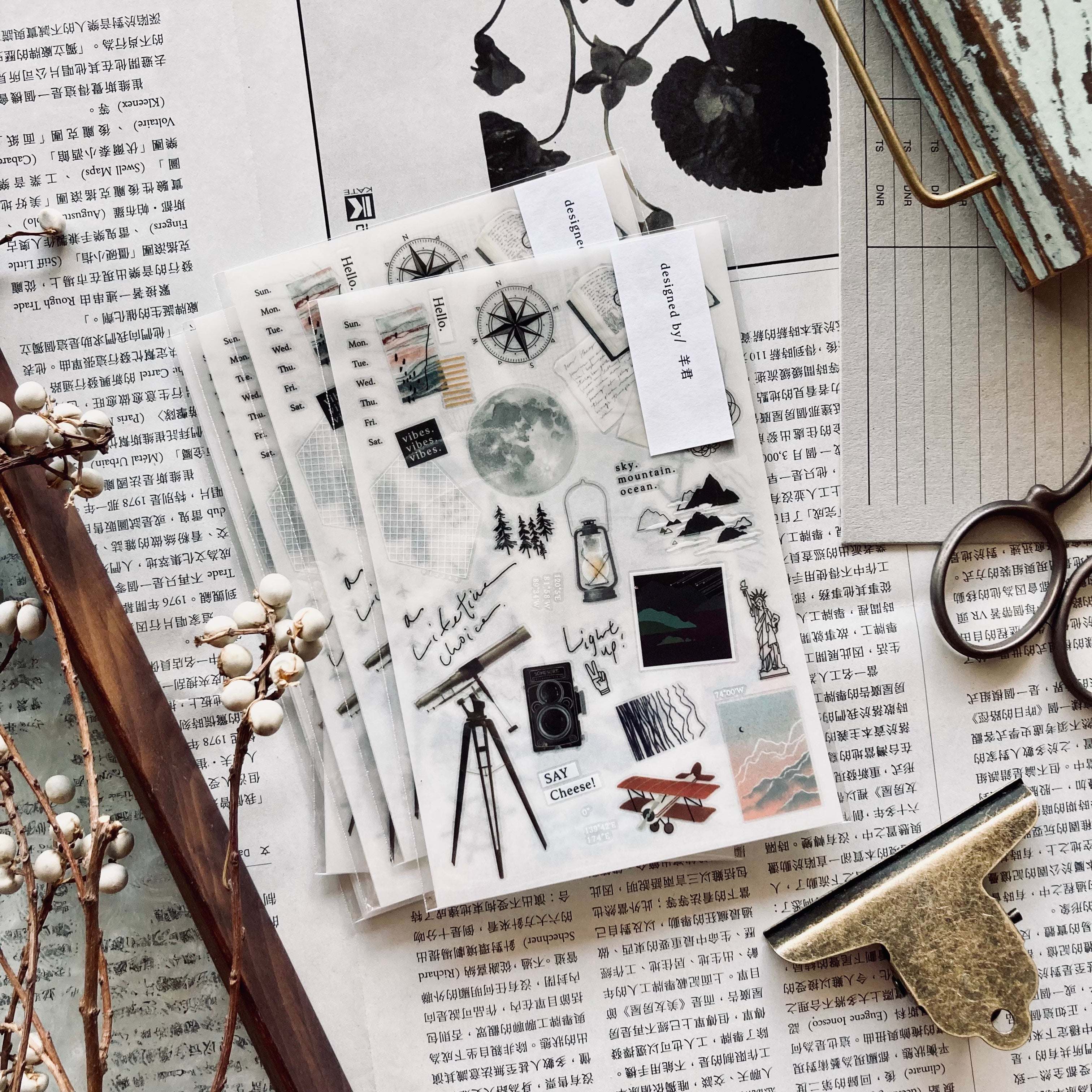 Somesortof.fern Print-on Stickers -Travel Time – My Documented Life