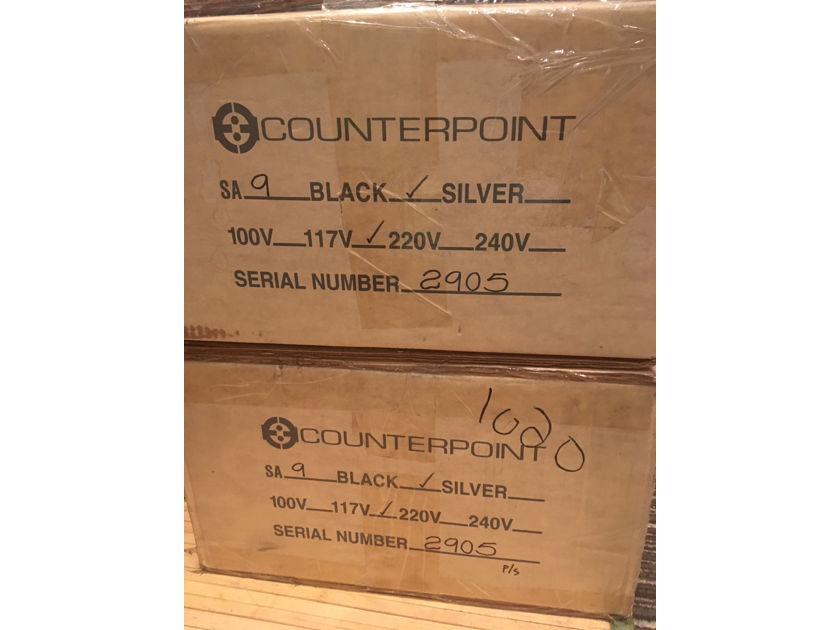 Counterpoint SA-9 Phono,19 Tubes,New in Box!