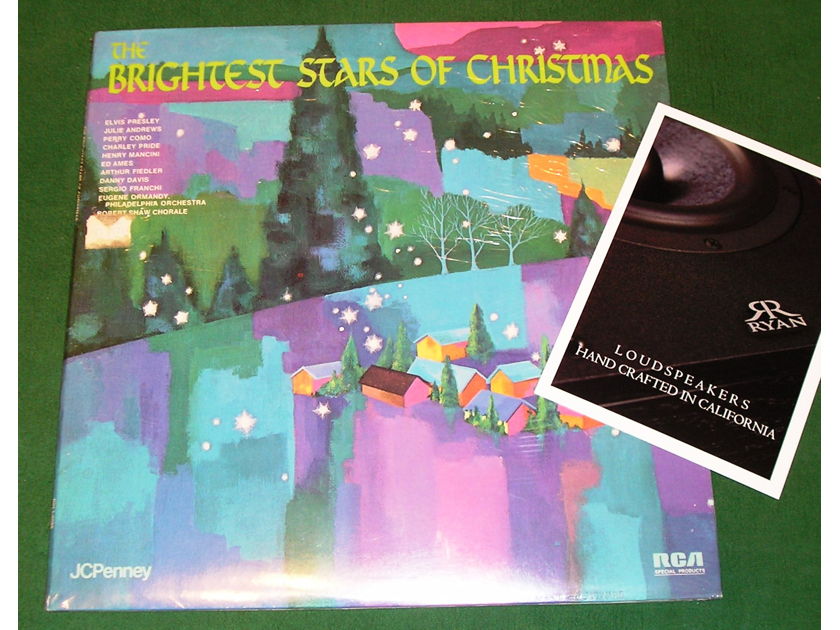 The BRIGHTEST STARS of CHRISTMAS w/ ELVIS PRESLEY - * 1974 RCA SPECIAL PRODUCTS PRESS for JCPENNY * NEW/SEALED