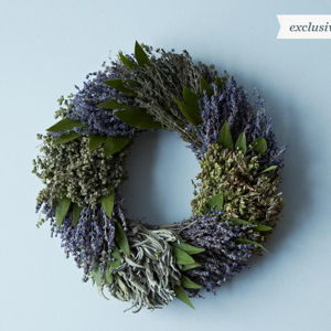 Creekside Farms Dried French Herb Wreath, Handmade from All-Natural Ingredients