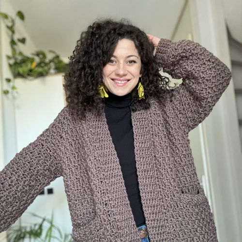 Crochet Your Own Cozy Cardigan - Dare To Be Cozy Cardigan