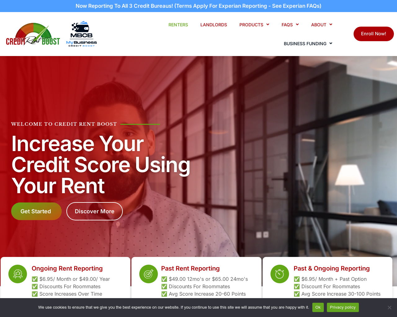 Credit Rent Boost! logo