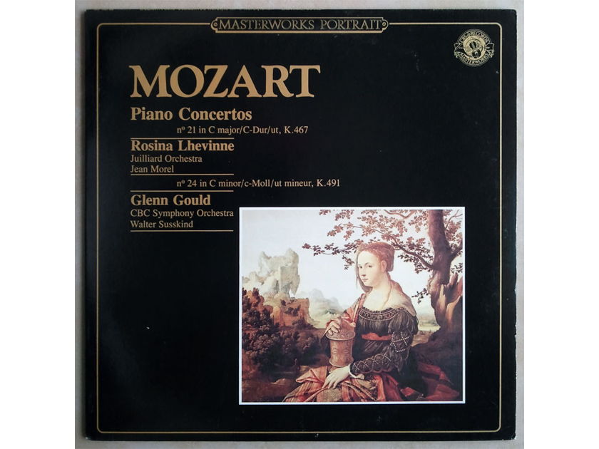 CBS/Glenn Gould/Rosina Lhevinne/Mozart - Piano Concertos Nos. 24 & 21 / NM