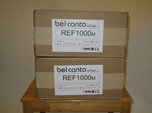 Bel  Canto  REF1000M Power Amp in Silver Brand New