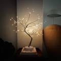 Fairy light trees - glowing sparkly fair light tree with LED lights, powered by batteries or USB cable