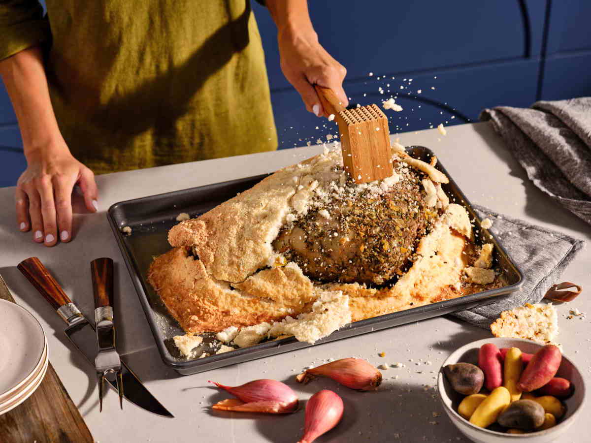 Lemon-Lavender Salt Baked Leg of Lamb Recipe by KitchenAid | Minimax Blog