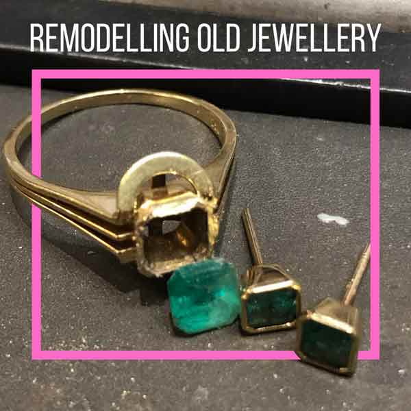 recycle your old family jewellery - a recycled ring