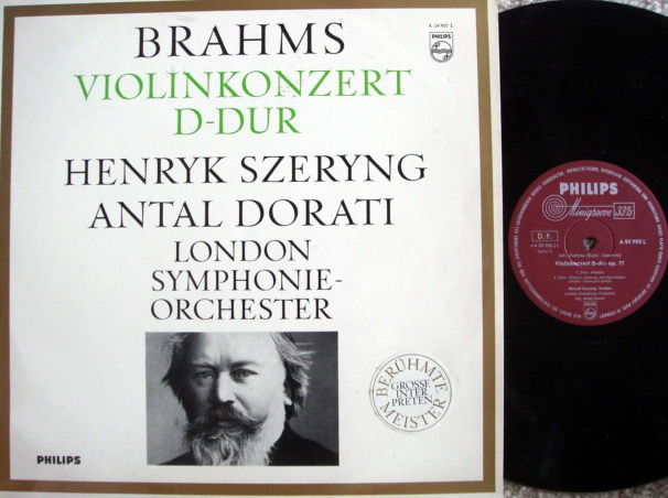 Philips / SZERYNG-DORATI, - Brahms Violin Concerto, NM!